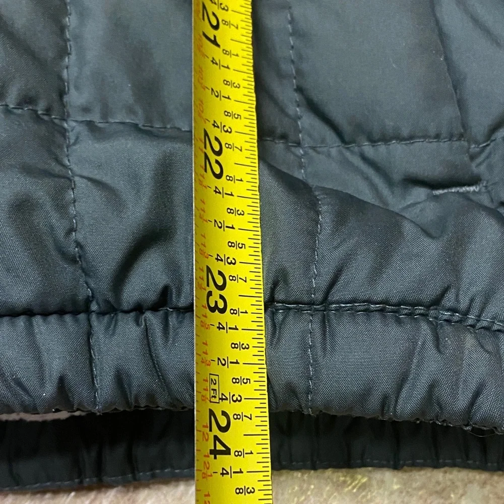 Kid’s Columbia Quilted Forest Green Large Jacket with Hood Fall Outdoor Camping